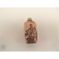 CHINESE PORCELAIN INK HANDPAINTED SNUFF BOTTLE