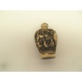 BEAUTIFUL CHINESE  HANDCARVED  WHITE RESIN  SNUFF BOTTLE