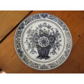 BEAUTIFUL DELFT HANDPAINTED BLUE AND WHITE PLATE