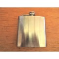 STAINLESS STEEL 6 OZ HIP FLASK