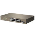 Tenda 16 Port Ethernet Switch with 16 Port PoE | TEF1118P-16-150W