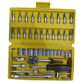 46PC Torx wrench hand tools socket set