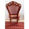 A Beautiful Set Of 4 Ornate Beechwood Chairs