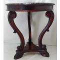 A BEAUTIFUL ROUND SIDE TABLE