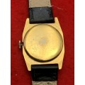 W36) VINTAGE SWISS ART DECO GOLD PLATED MANUAL GENTS WATCH (UNUSED)