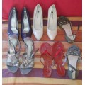 Size 4 ladies shoes for sale. 5 pairs