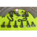 6 PCE Carrera Evolution 60 Degree Curved Track 127502 + Slot Car Speed Controller 1/24 & 1/32