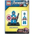 *PinBa Brand* Captain America Minifigure Super Hero