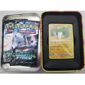 Pokemon Tin Box Including 40 Pokemon Cards PLUS 2 Booster Packs - Perfect Christmas Gift - Xmas