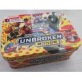 Pokemon Tin Box Containing 40 Pokemon Cards PLUS 2 Booster Packs - Unbroken Bonds