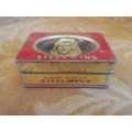 Two Vintage Lion Brand Quality Steel Pin Tins