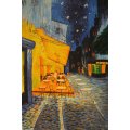 after van gogh oil painting cafe terrace at night