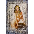 female nude oil painting