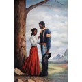 african american history - oil painting