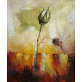 floral study - roses oil painting
