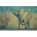mark enslin oil painting  - elephant