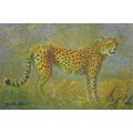 mark enslin oil painting  - cheetah