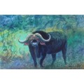mark enslin oil painting - buffalo