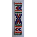 vintage zulu bead panel for skirt
