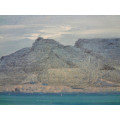 mark enslin oil painting -  table mountain