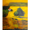 countryside landscape oil painting