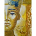oil painting - egyptian queen nefertiti