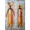 african themed oil painting