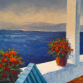 sea view oil painting