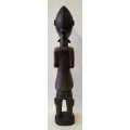 baule male figure wood sculpture african artefact ivory coast
