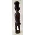 west african male wood figure artefact sculpture