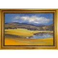 Derric Van Rensburg  oil painting sun city golf course
