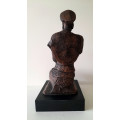 clive sithole fired earthenware figurative sculpture