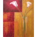 tulips in a vase oil painting