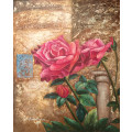 roses oil painting