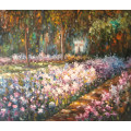 floral gardens oil painting