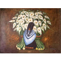 after diego rivera oil painting