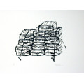 william kentridge `luggage`print