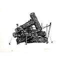 william kentridge `spring/woodpile` print