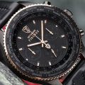 NEW MEN I DETOMASO Firenze XXL Watch Chronograph Black Rosegold Stainless Steel Watch
