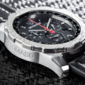 NEW MEN I DETOMASO AIRBREAKER Mens Watch Chronograph GMT Stainless Steel Silver Black Watch