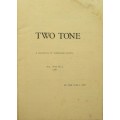 TWO TONE a quarterly of Zimbabwean Poetry VOL. XVII No. 2