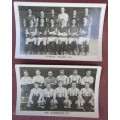 SOCCER COLLECTORS CARDS - EARLY 1900`s / Lot of 2 cards.