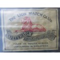 THE LION MATCH Co. FULL UNOPENED PACK OF 12 WOODEN BOXES.