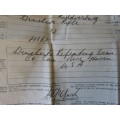 LICENSE TO POSSESS AN ARM DATED 1938 - WINCHESTER.
