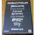 GIGANTOUR 2DVD MEGADETH Dream Theater Fear Factory Nevermore Life of Agony