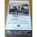BEASTIE BOYS Sabotage / Gratitude VHS Video Cassette