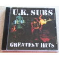 UK SUBS Greatest Hits US release Cat# GAMC 052