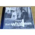 CYNDI LAUPER That`s What I Think CD Maxi Single IMPORT Release CD