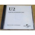U2 Album Interview Disc CD-R  [Shelf G Box 19]