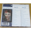 DAVID BOWIE The Best Of 2 X CD   [Shelf Z Box 4]